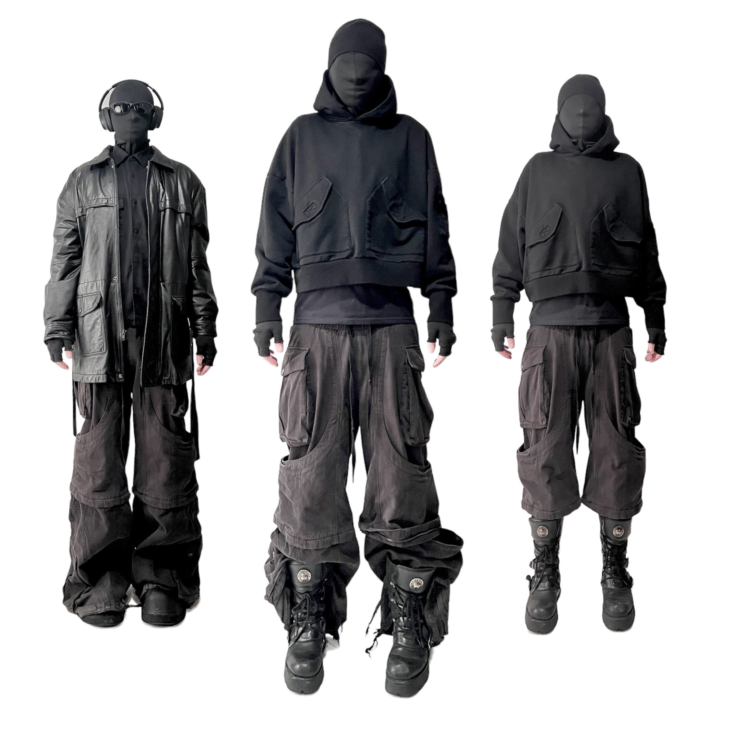 bomber hoodie + cargo short/pant bundle