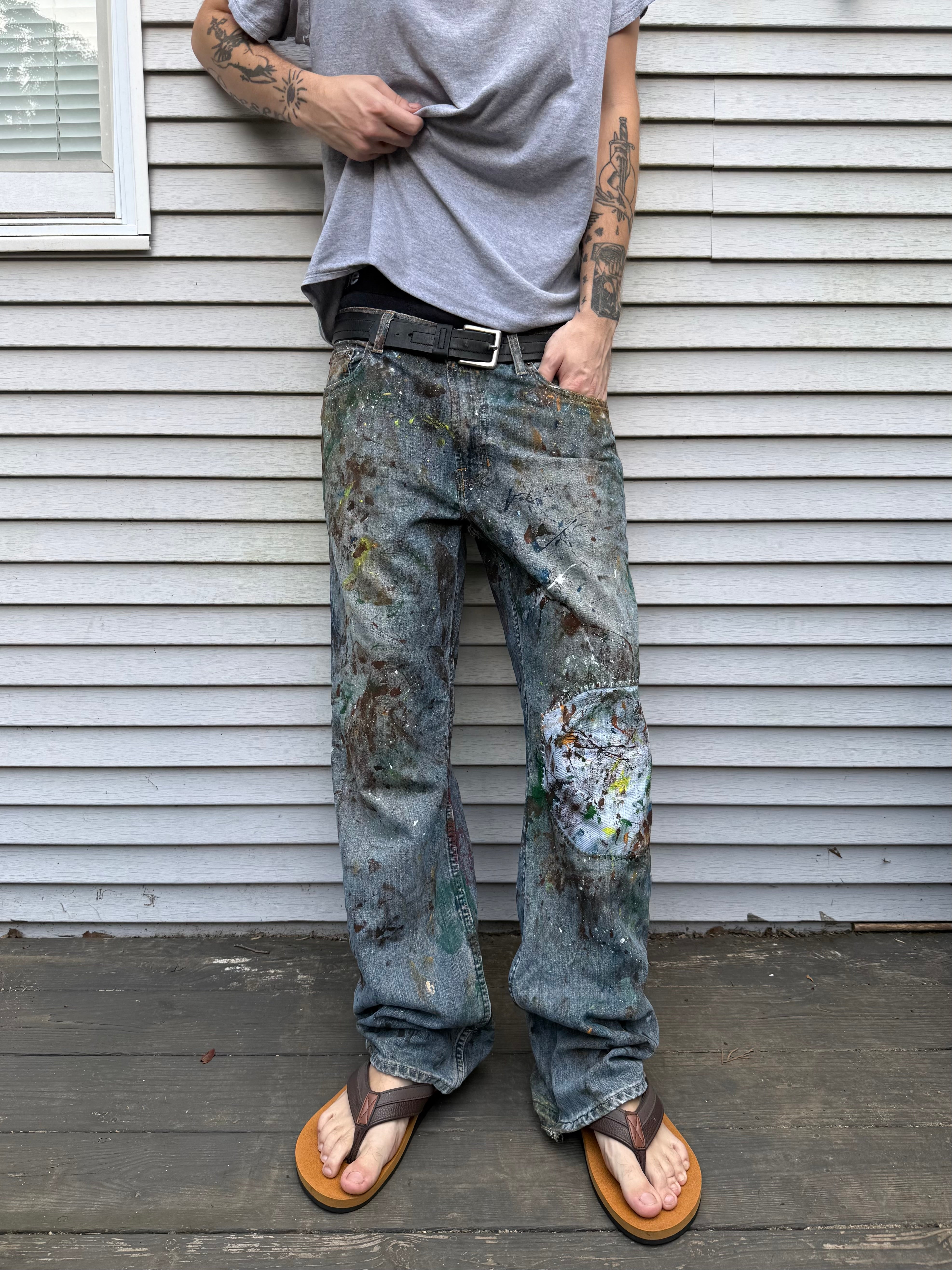 painters denim sample 32x30