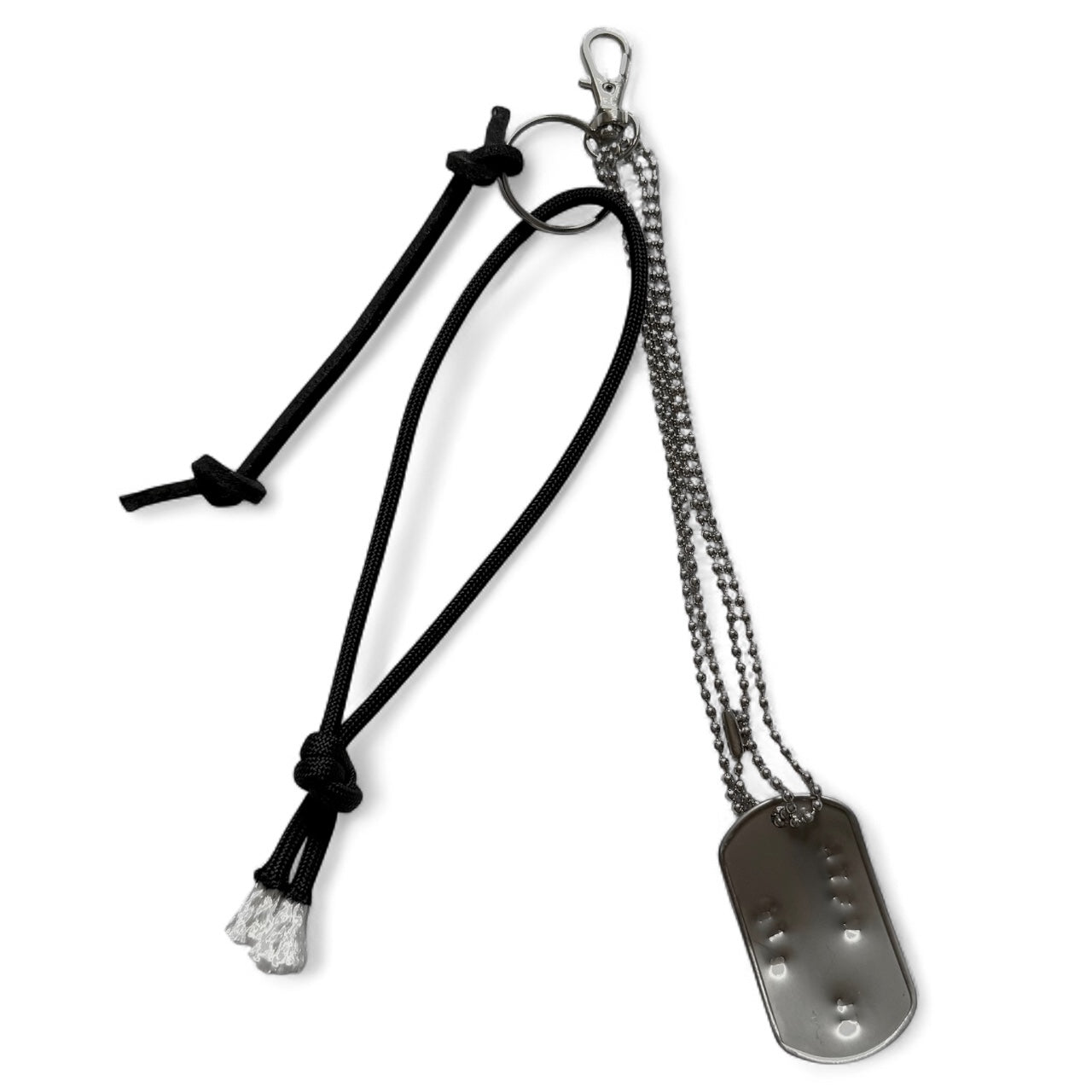 nyfw popup exclusive dogtag/keychain